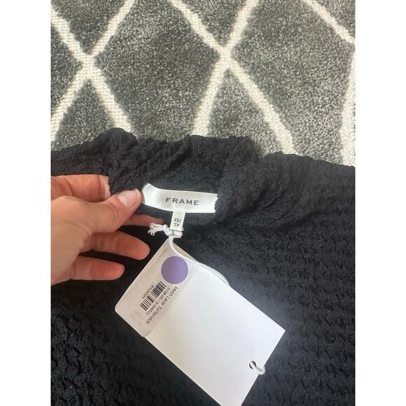 Frame Mesh turtleneck nwt black XS - Picture 7 of 7